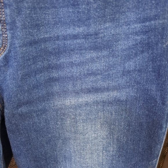 Soft Surroundings Women's Medium Pull On Elastic Waist Pants Denim Jeans Blue - Picture 7 of 11